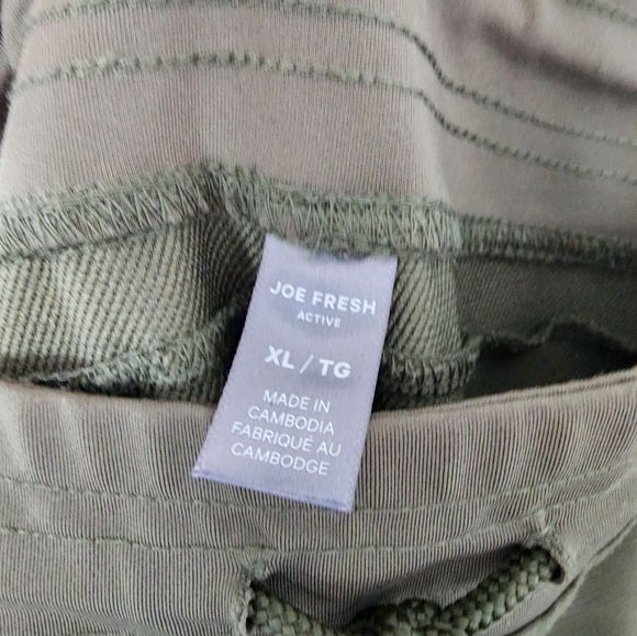 Joe Fresh Olive green Athleisure Pants - Picture 6 of 7